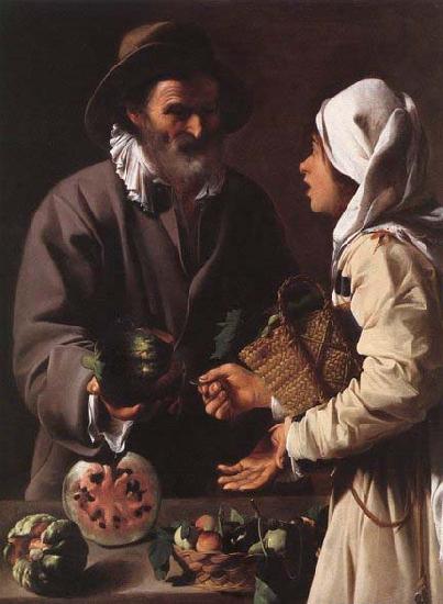 IL Pensionante del saraceni The Fruit Vendor oil painting image